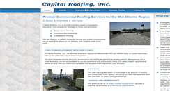 Desktop Screenshot of capitalroofing.com